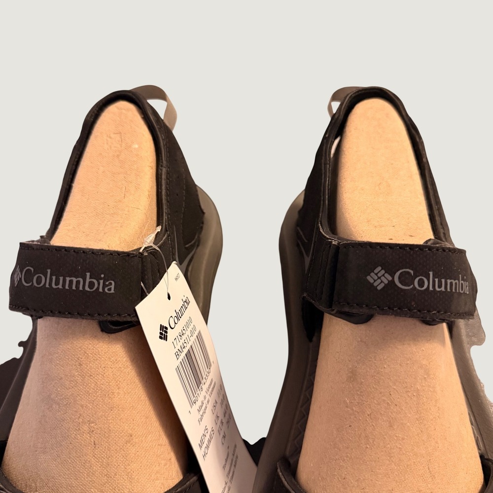 NWT Columbia Techsun Mens Sandals Black Titanium BM4511010 Adjustable Straps  11 - Picture 2 of 8